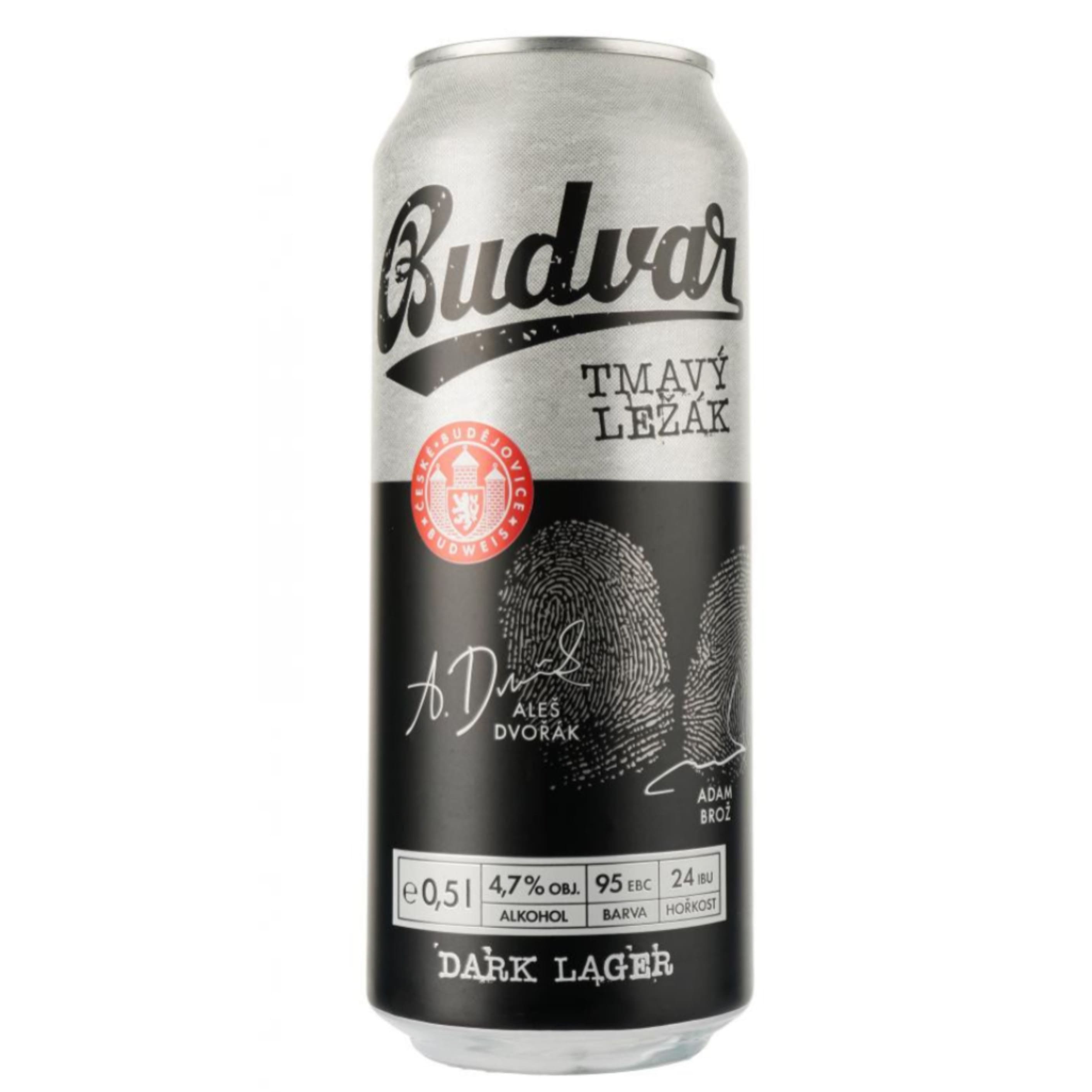 Пиво Budweiser Budvar Tmavy Lezak Dark 4.7% 0.5 л з/б