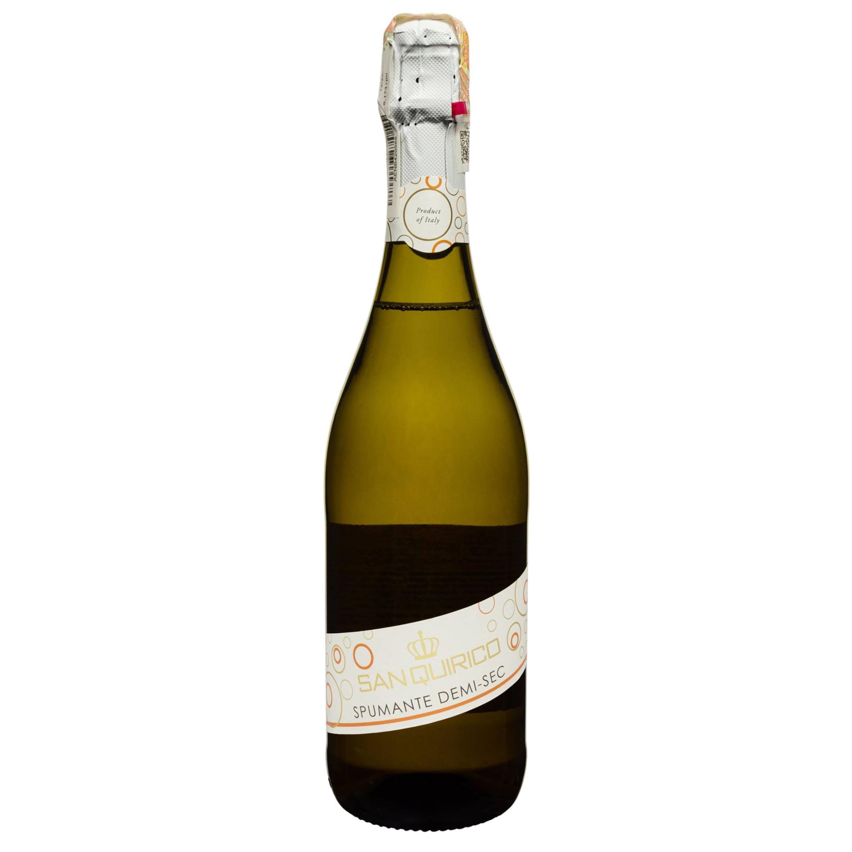 Вино ігристе San Quirico Vino Spumante Demi-Sec н/сухе біле 10% 0.75 л