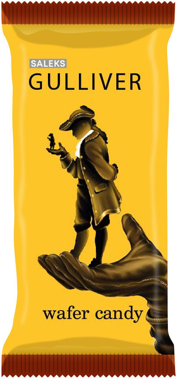 Цукерки вафельні Гуллівер Салекс 170г