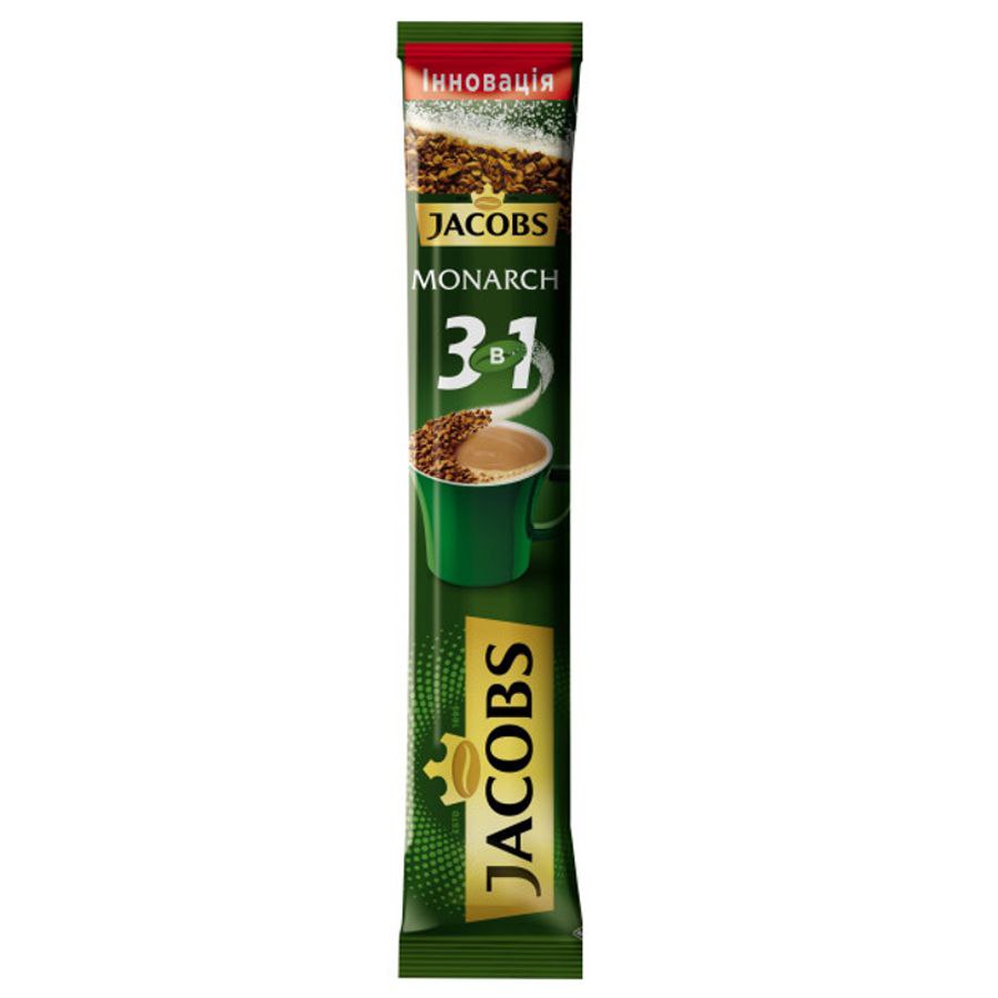 Кавовий напій Jacobs 3в1 FD Монарх (блок 24 x стік 15г)
