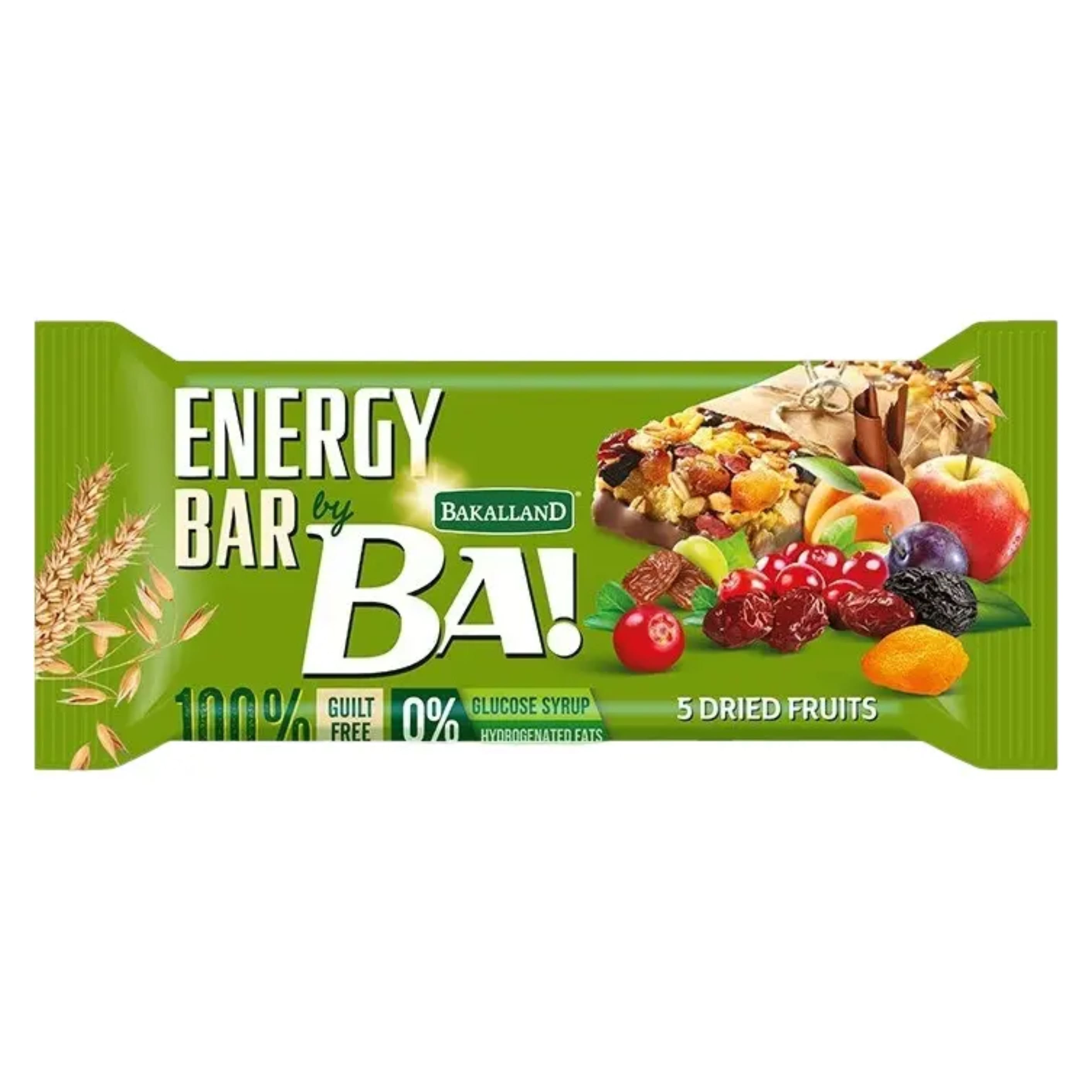 Батончик 5 сухофруктів 40г ТМ Bakalland