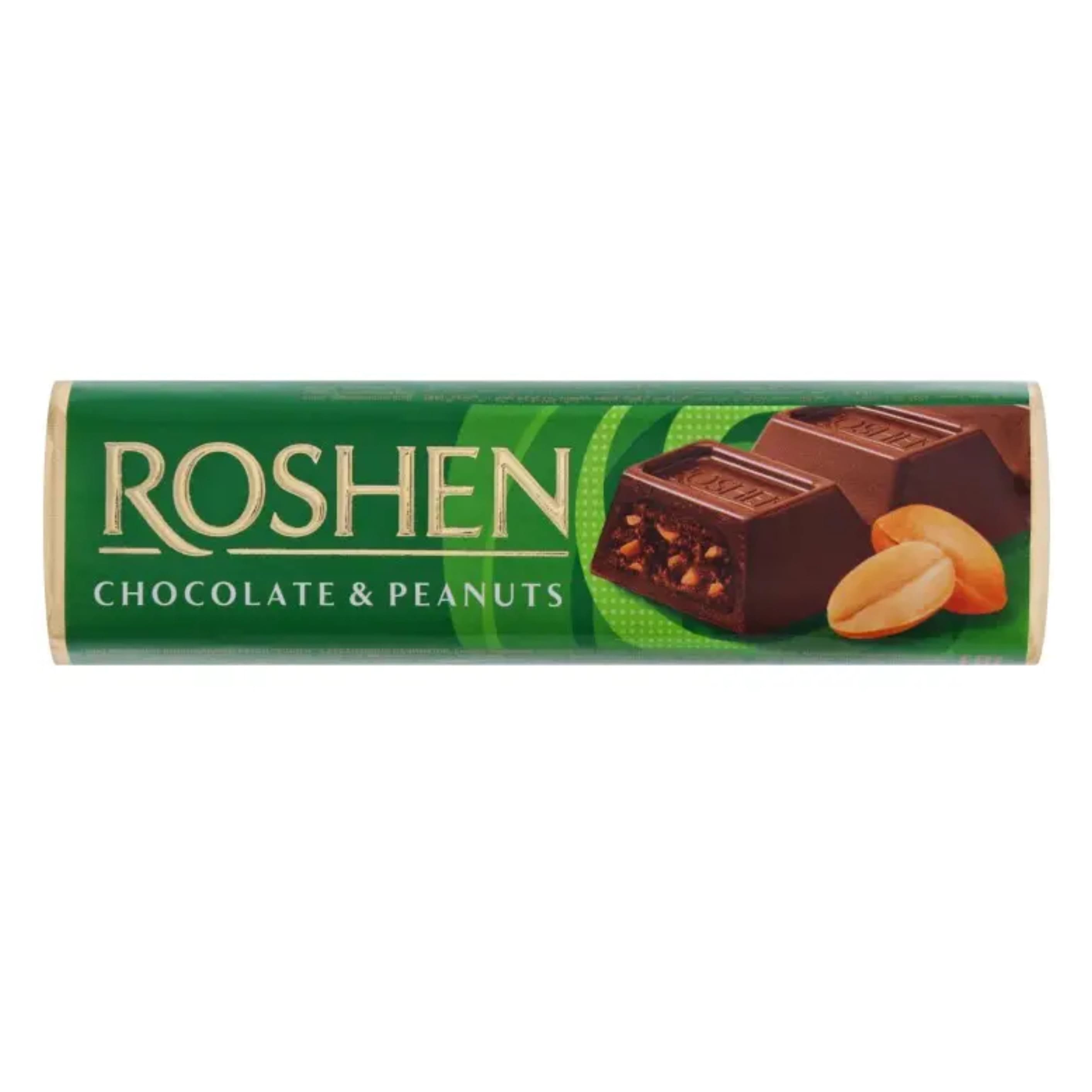 Батончик шоколад ROSHEN арахіс начинка 38г