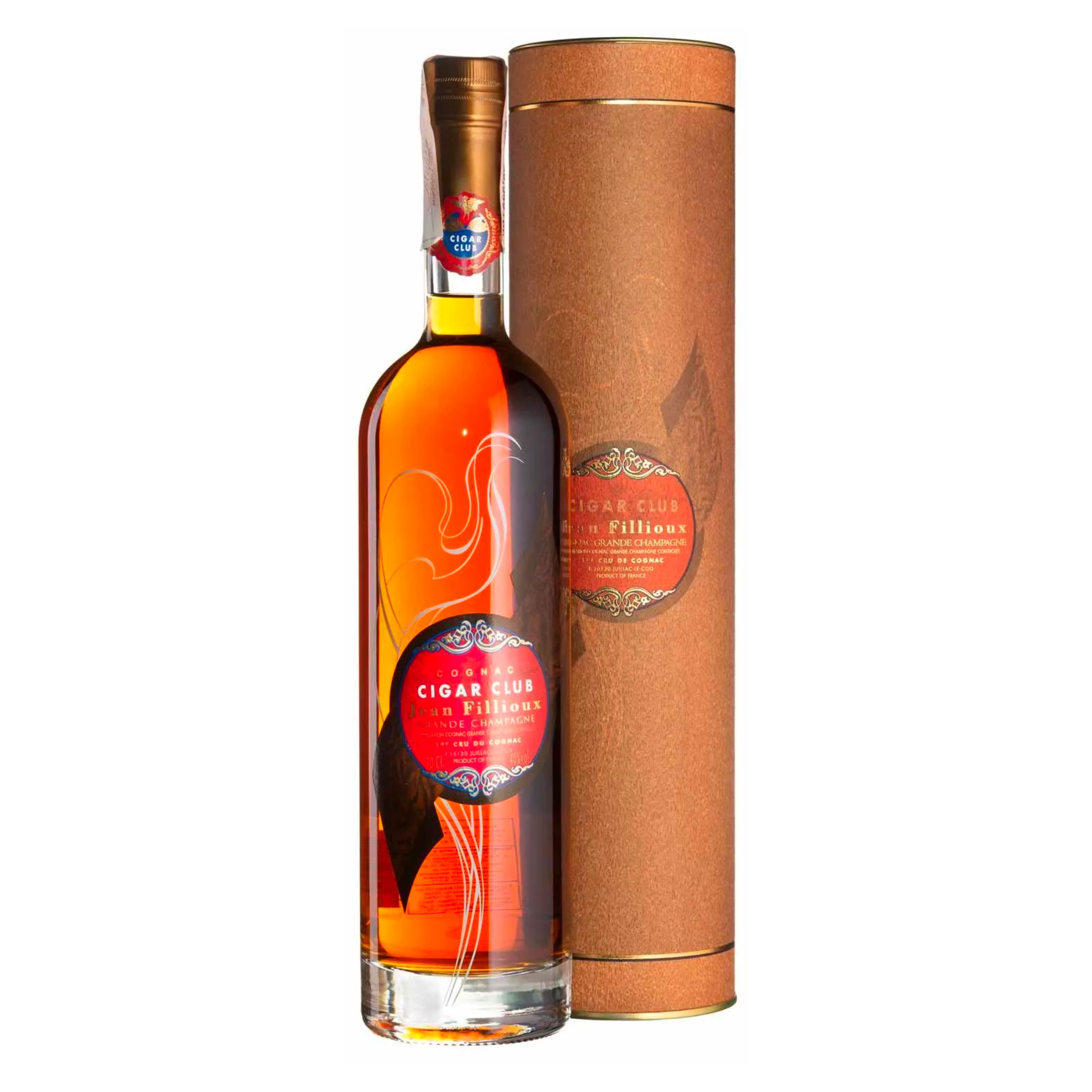 Коньяк Cigar Club, Jean Fillioux 0,7 л Tube 40%