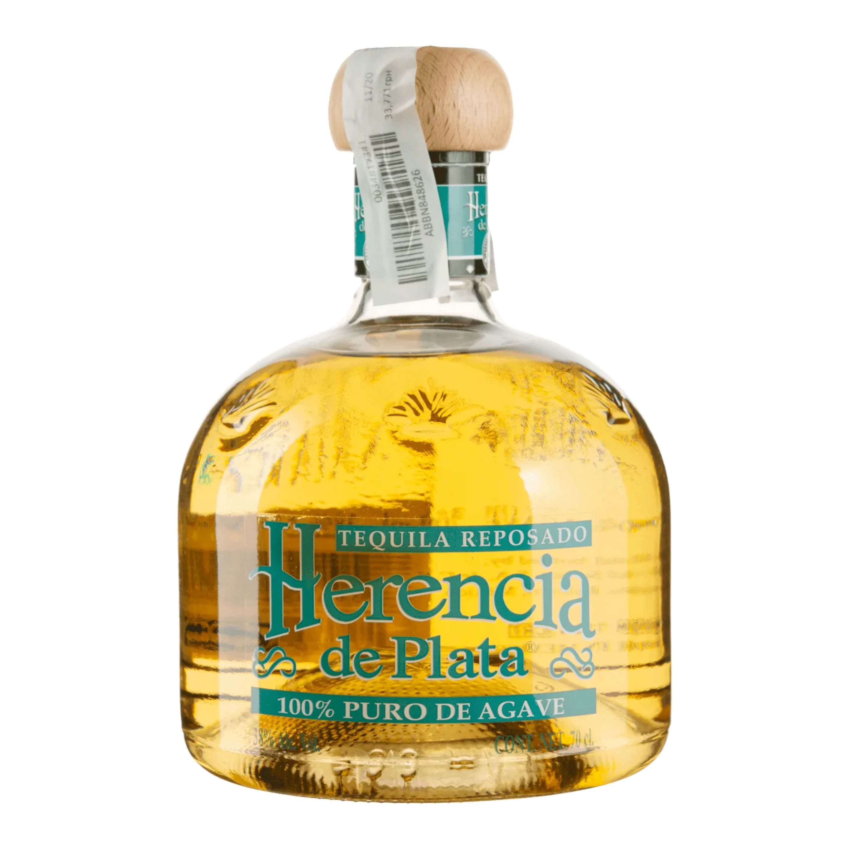Текіла Herencia de Plata Reposado 38% 0.7 л 