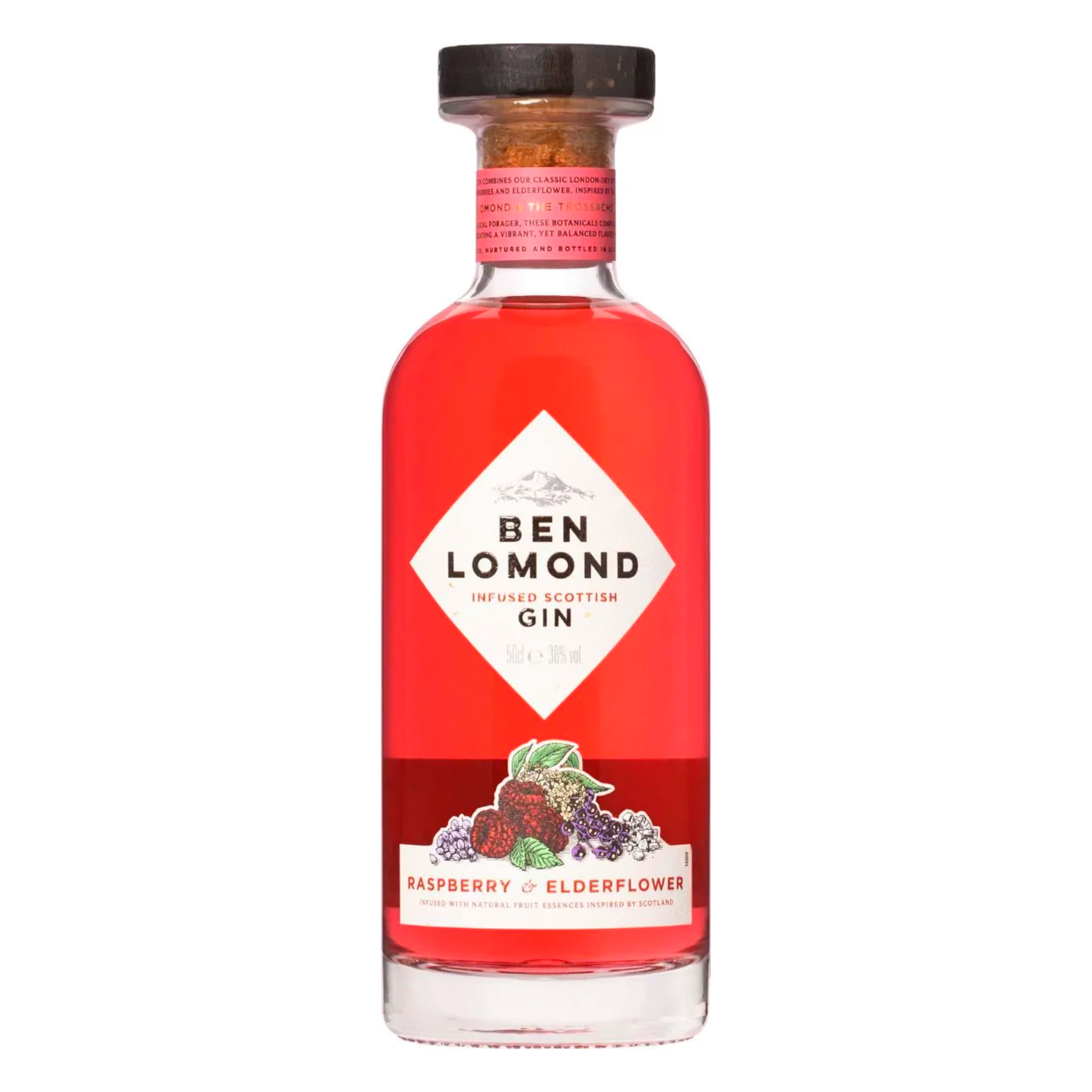Джин Ben Lomond Raspberry & Elderflower 38% 0.7 л