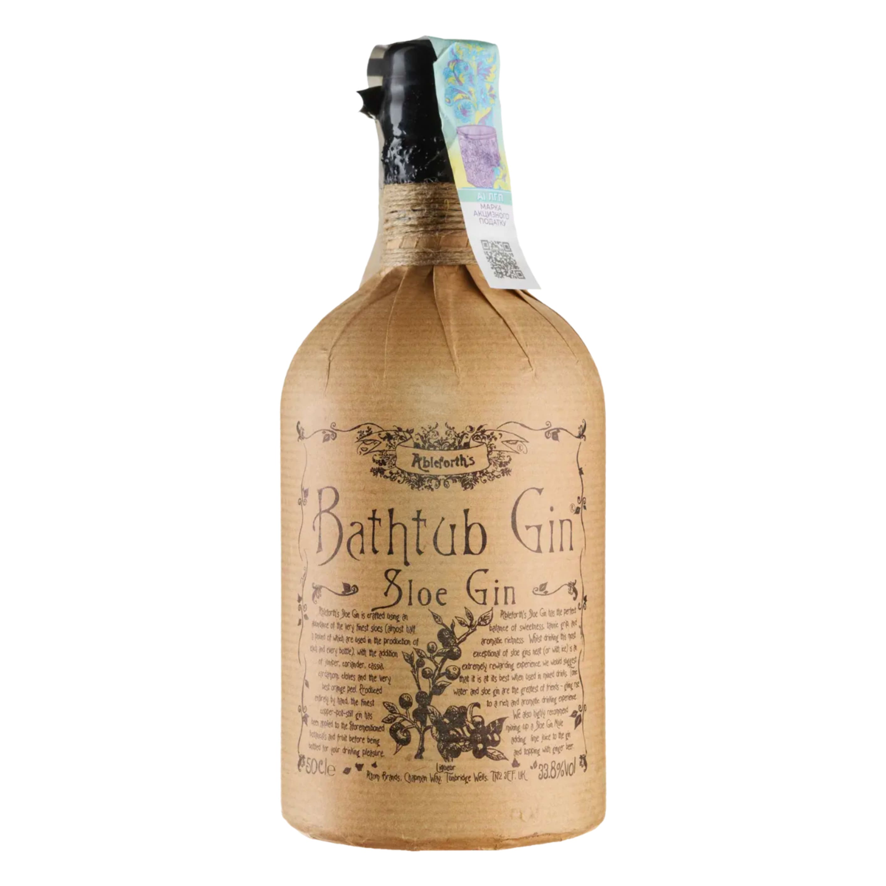 Джин Ableforth's Bathtub Sloe Gin 33.8 % 0.5 л