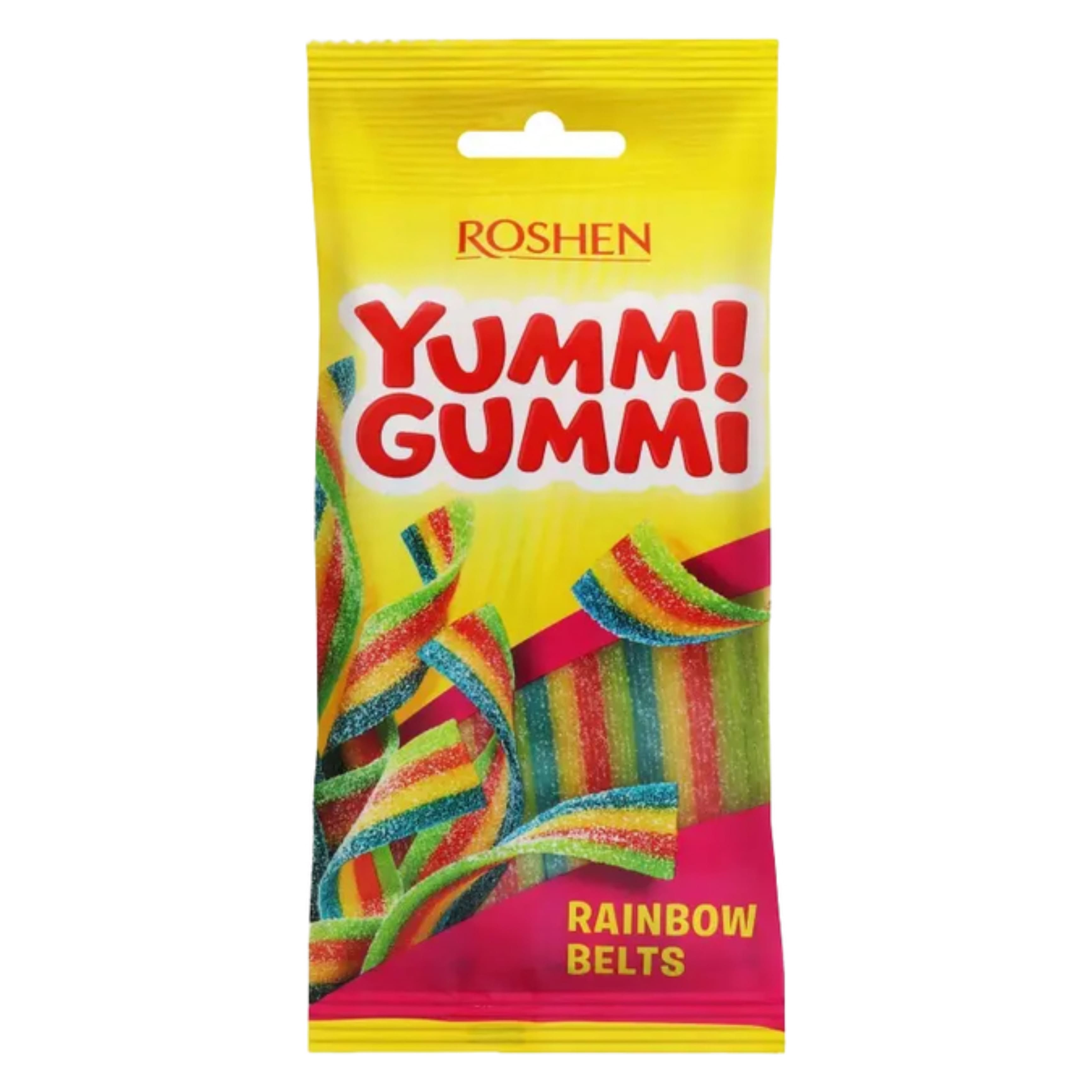 Карамель Рошен Yummi Gummi Sour Belts 70г