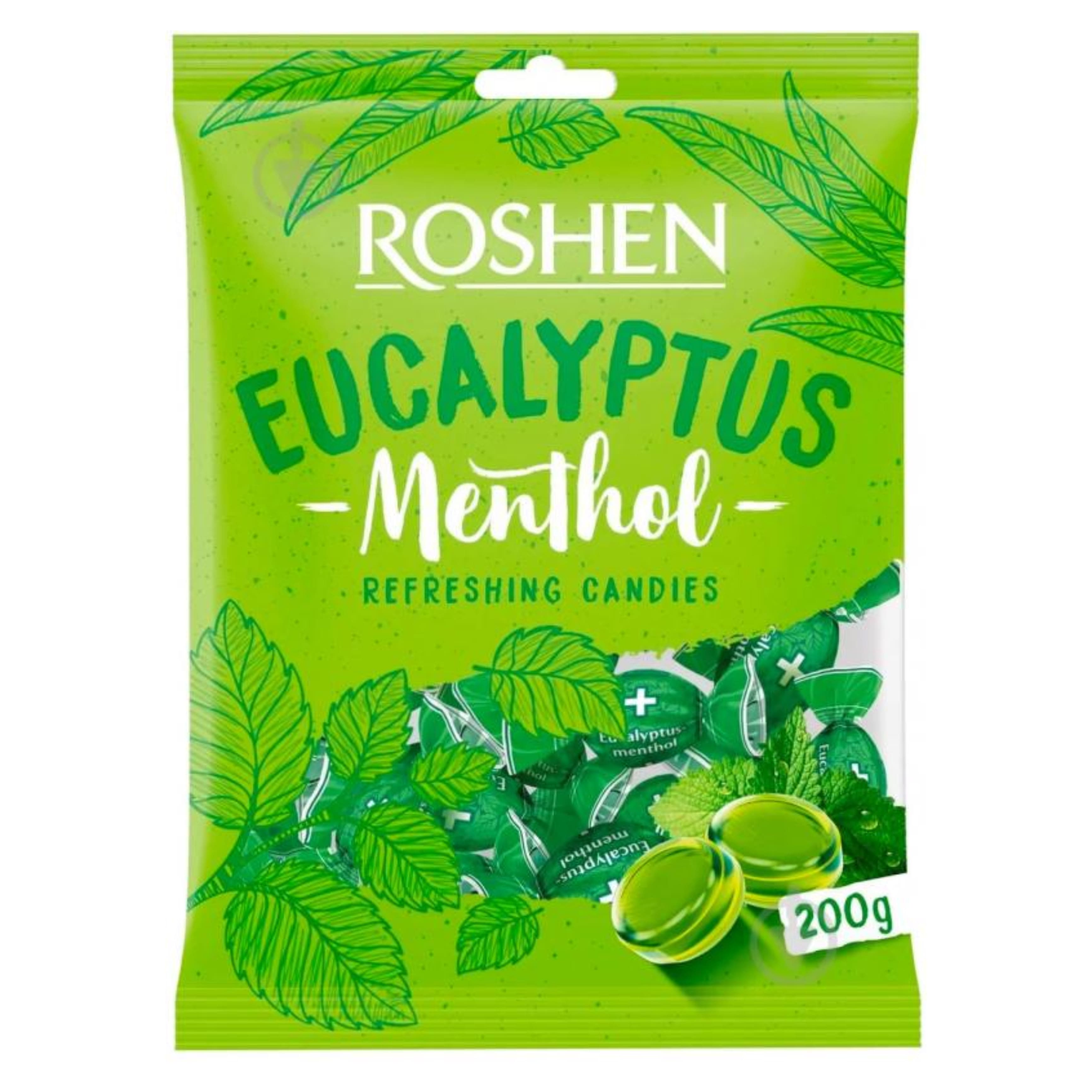 Карамель Рошен евкаліпт-ментол 200г
