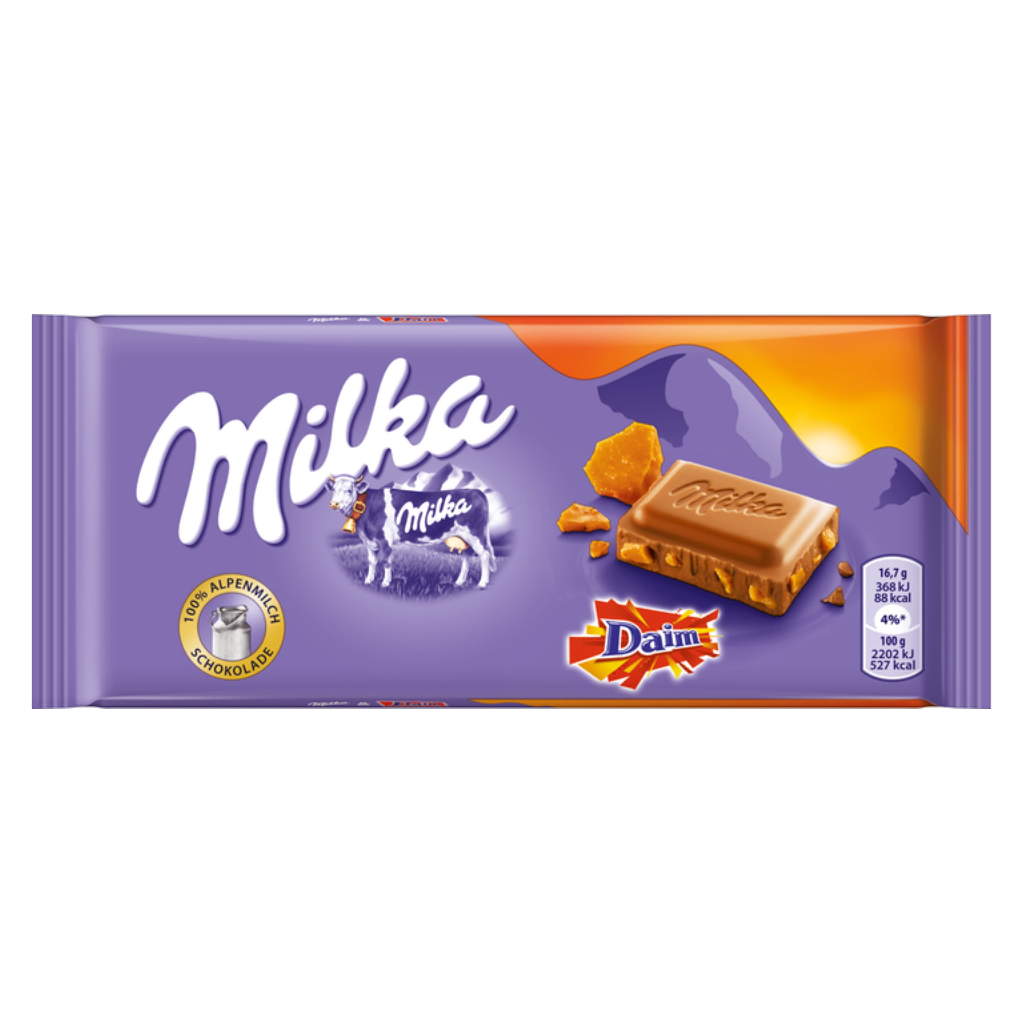 Шоколад Milka Caramel молочний з карамеллю 100г