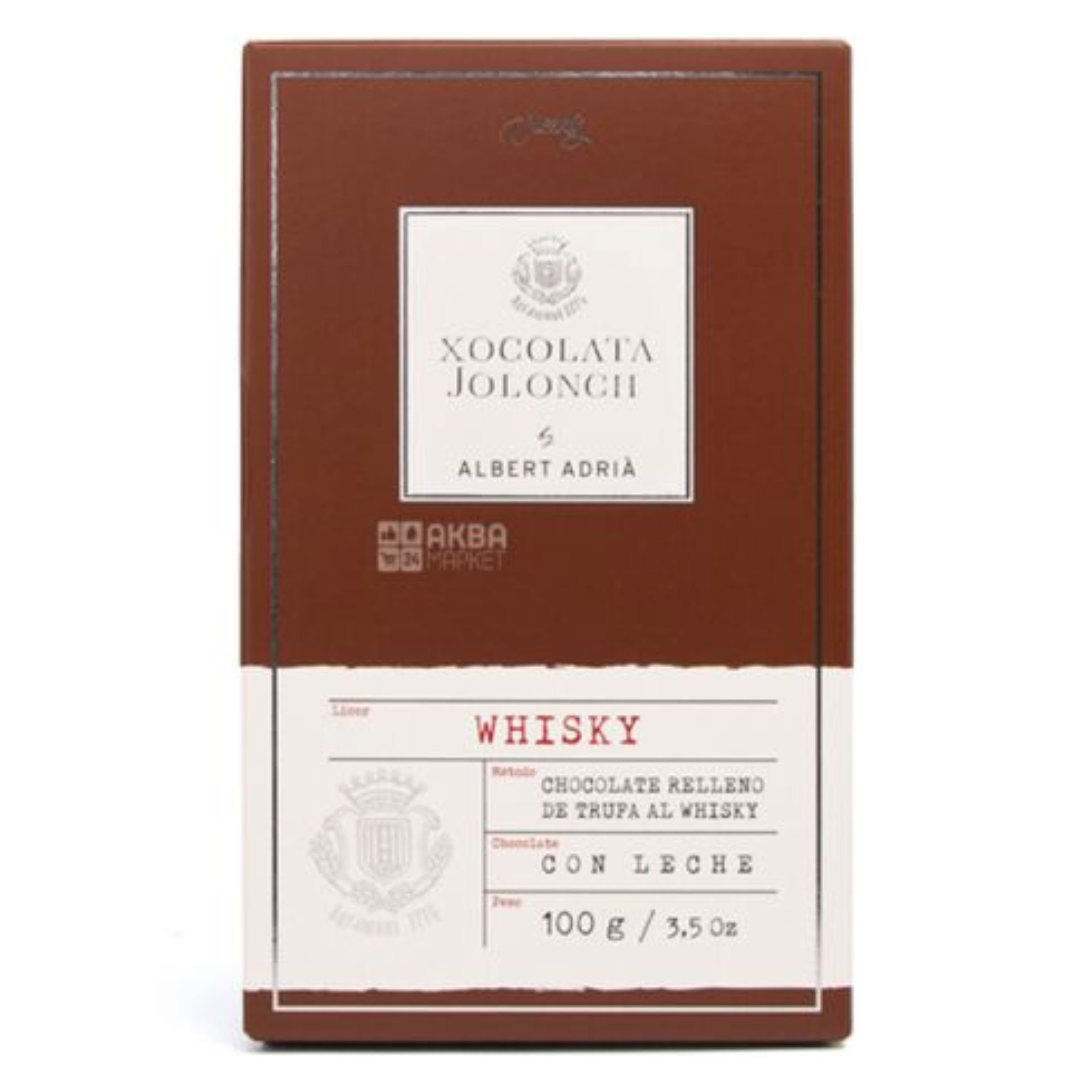 Шоколад Xocolata Jolonch мол віскі 100г
