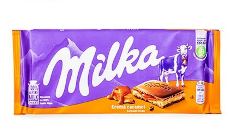Шоколад Milka Caramel-Creme 100г