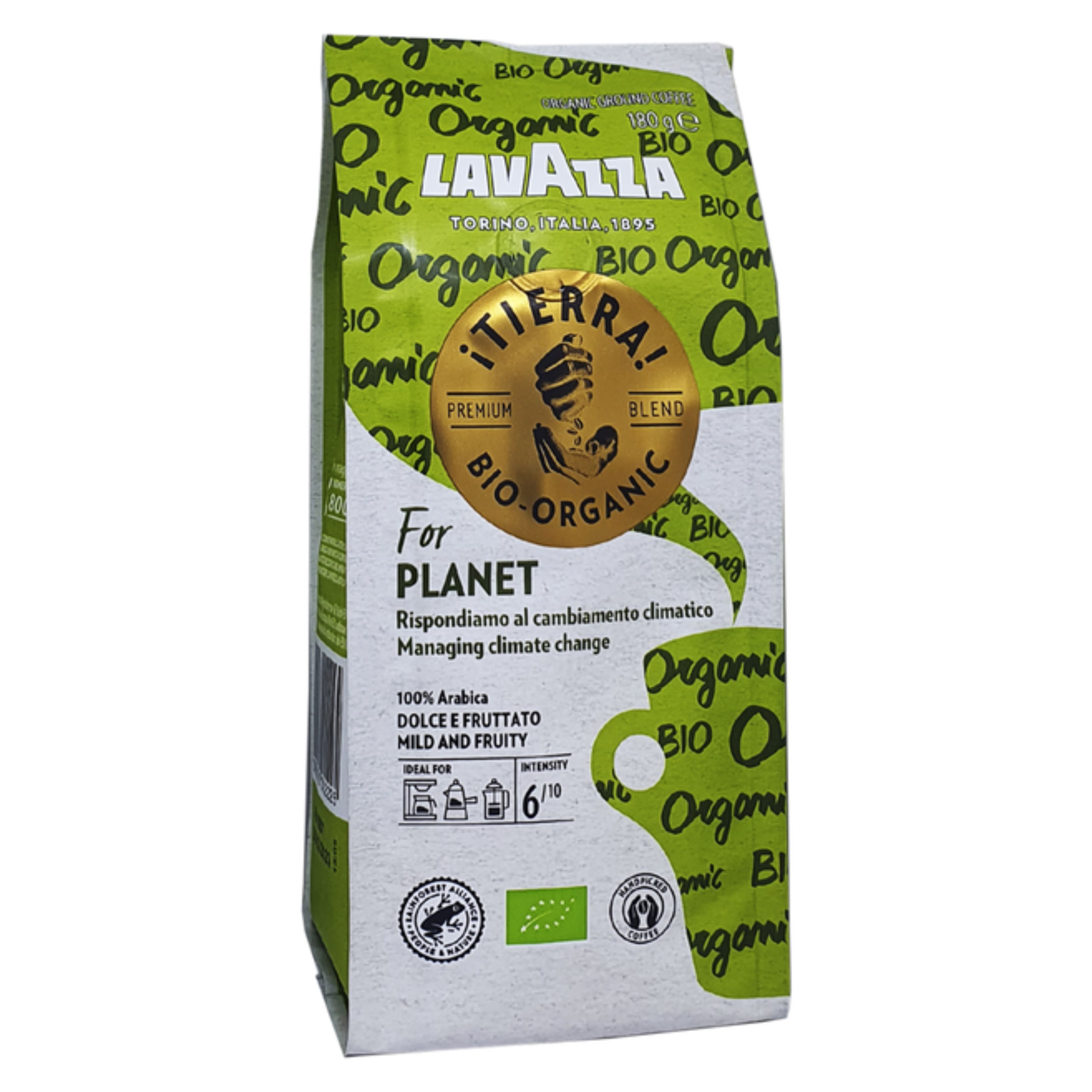 Кава мелена Lavazza Tierra Pianet bio (кольорова) 180г