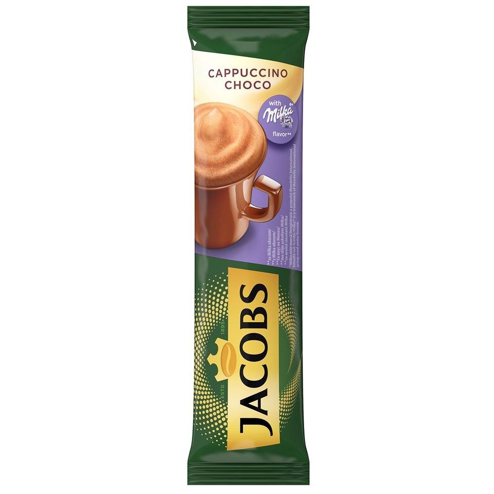 Кавовий напій Jacobs 3в1 SP Мілка Капучіно з какао (блок 10 х стік 18г)