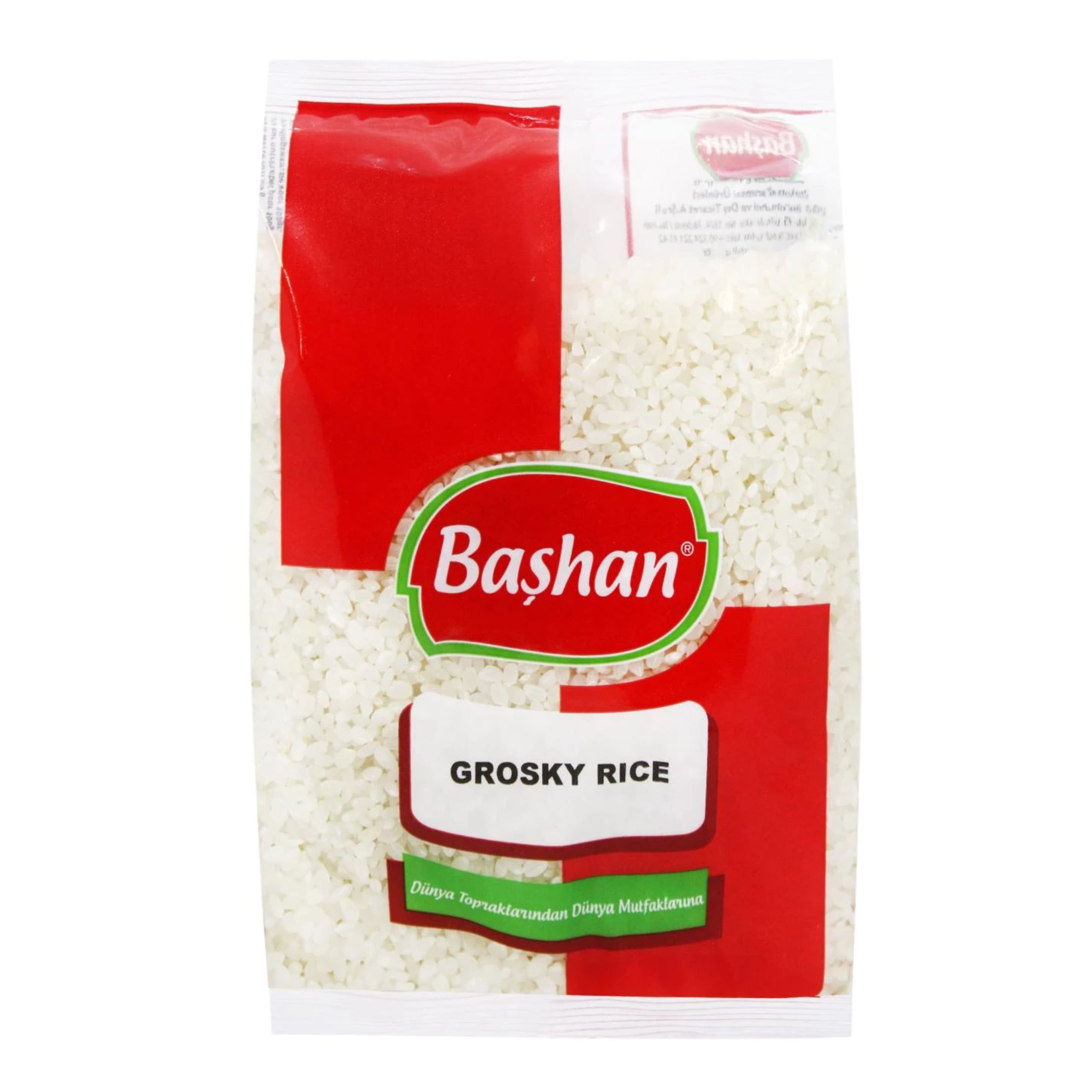 Рис круглий Китай BASHAN 500г