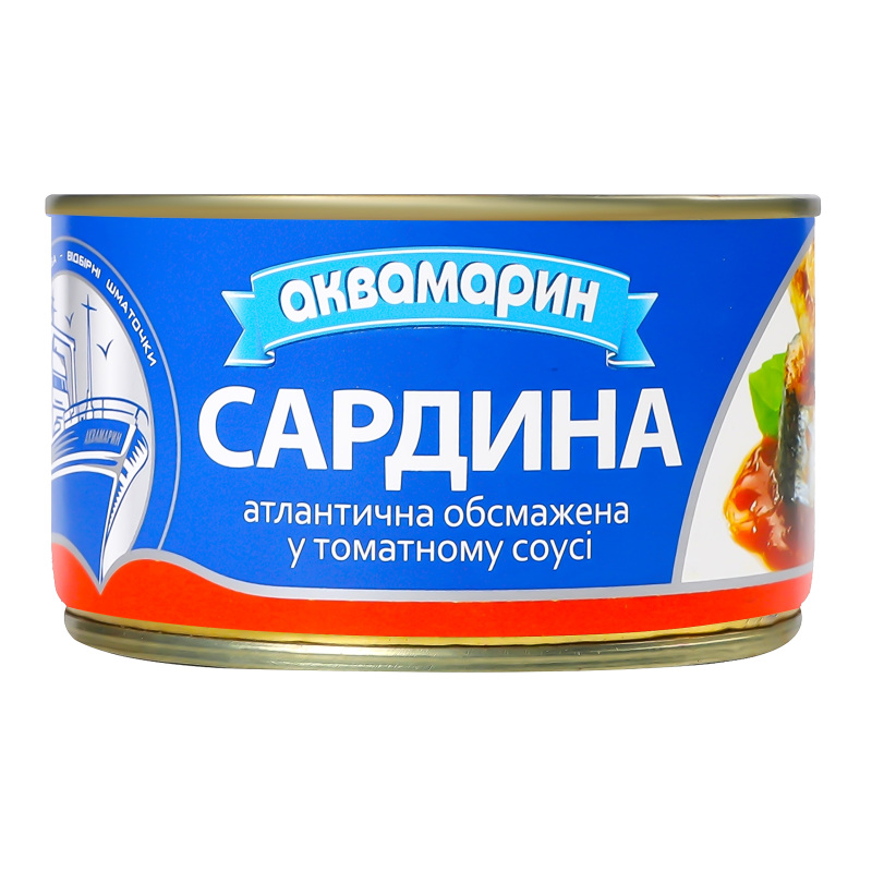 Сардина Аквамарин атлант. обсм. т/с 230г