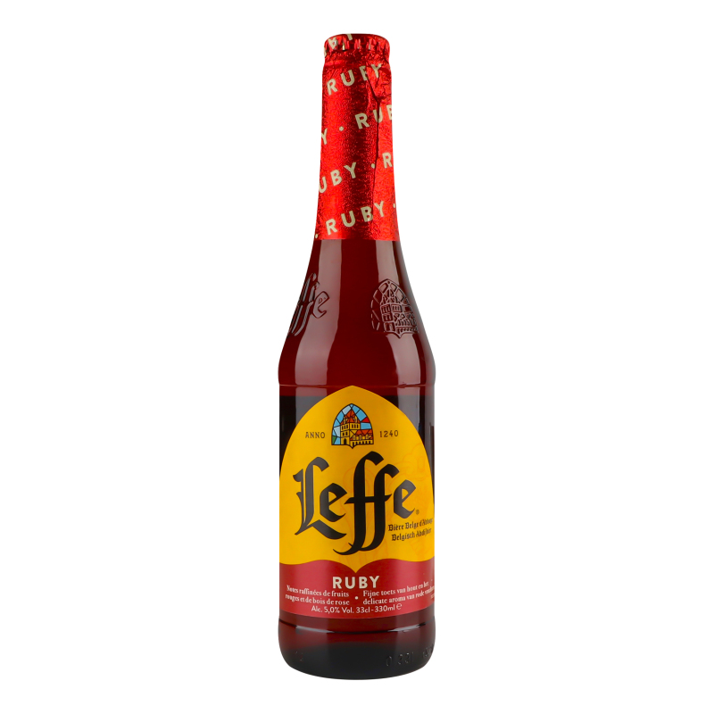 Пиво Leffe Ruby світле 5% 0.33 л скло