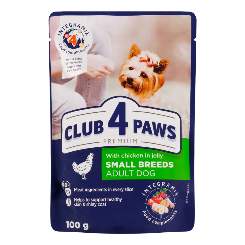 Корм для собак C4Р Premium Курка в желе 100г