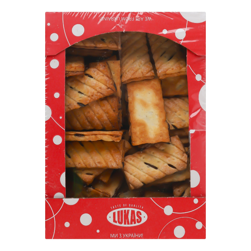 Печиво Лукас Марцелик з родзинками листкове 450г