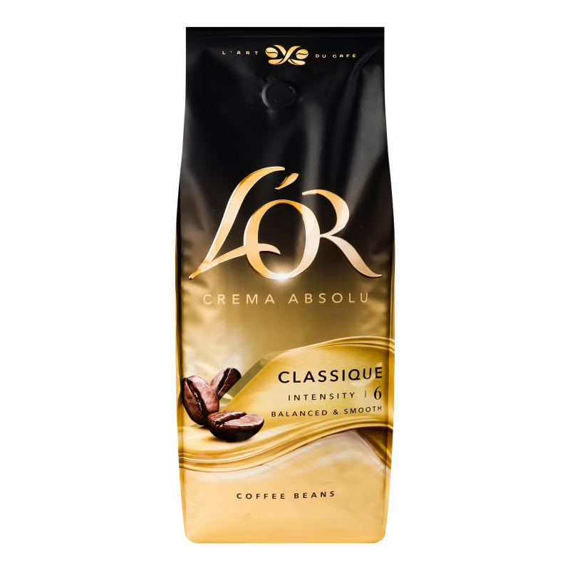 Кава в зернах L'OR Crema Absolut Classic 1кг