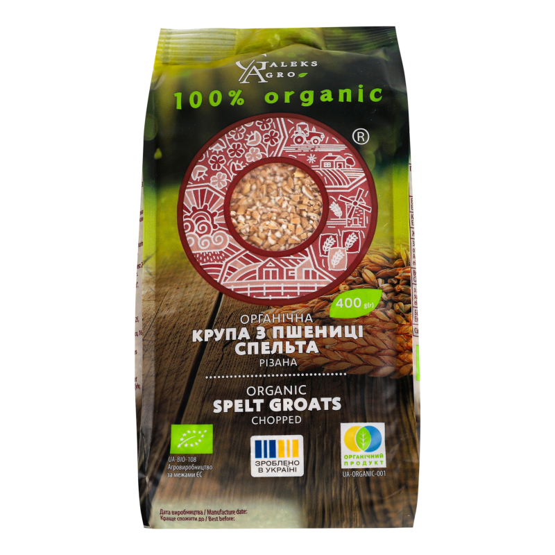 Крупа з пшениці спельти Органік 400г