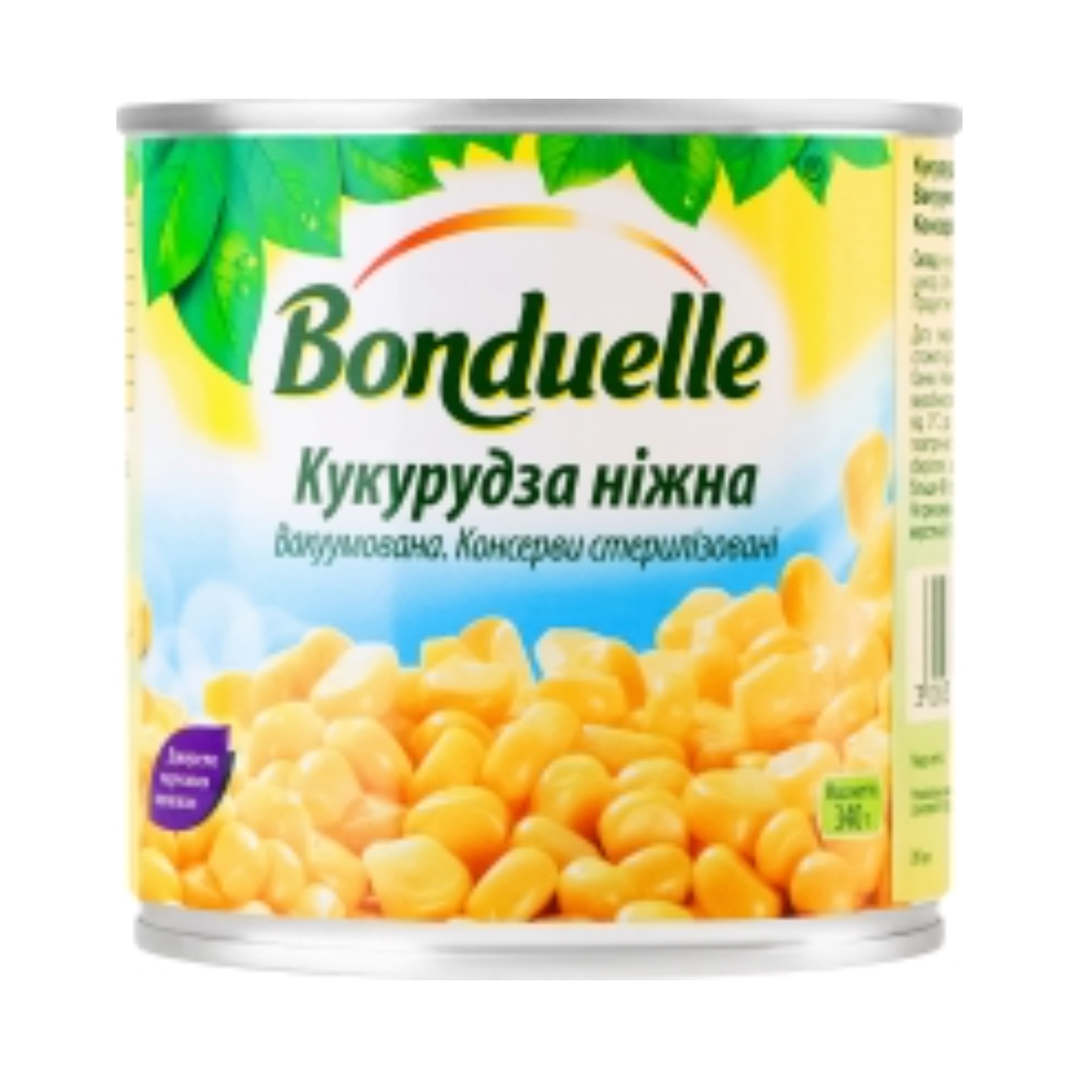 Кукурудза Bonduelle ніжна вакуумована 340г