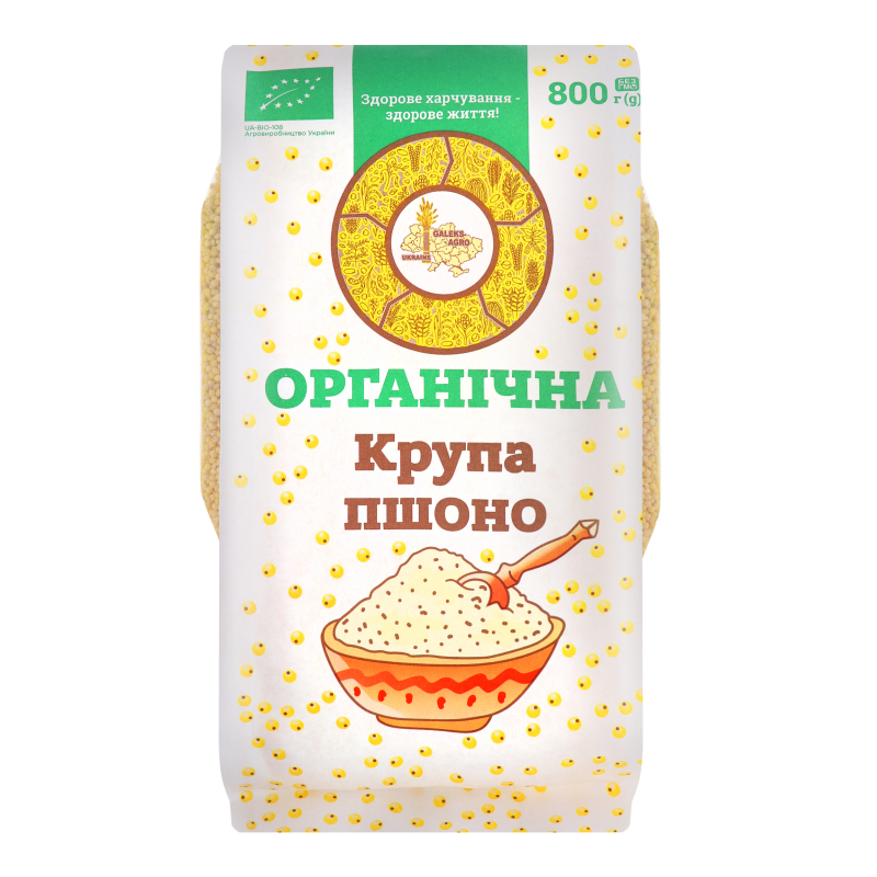 Крупа пшоняна Органік 800г