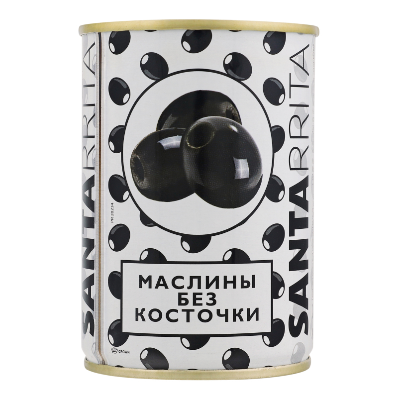 Маслини Santarrita б/кіст з/б 280г