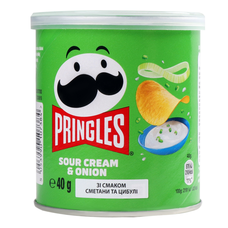 Чіпси PRINGLES S-CR&ONION сметана-цибуля 40г
