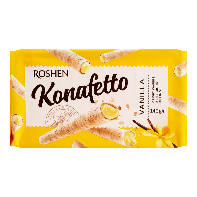 Ваф трубочки Konafetto ваніль 140г