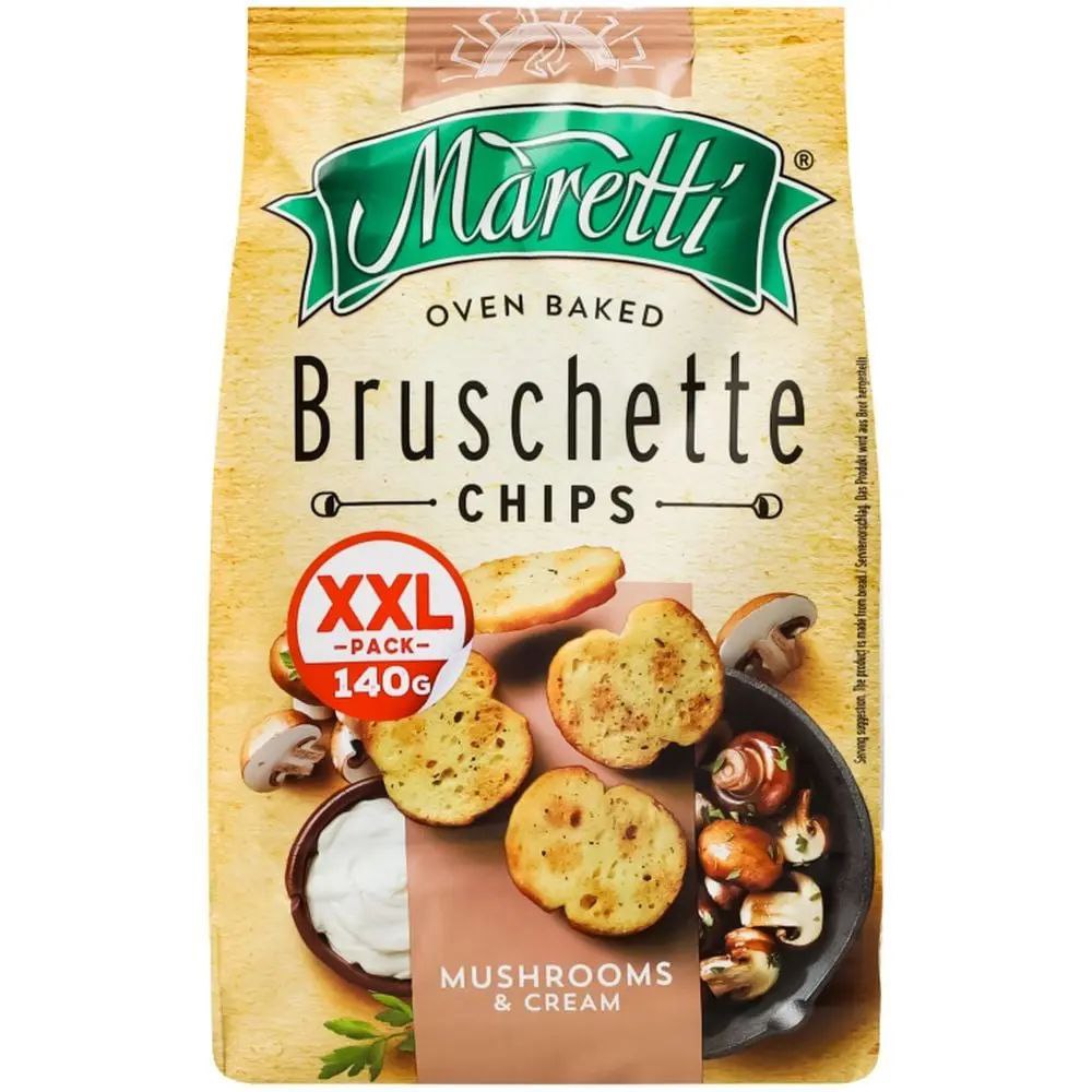 Брускети MARETTI гриби зі сметаною 12х140г
