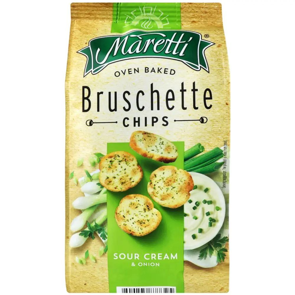 Брускети MARETTI сметана і цибуля 15х70г