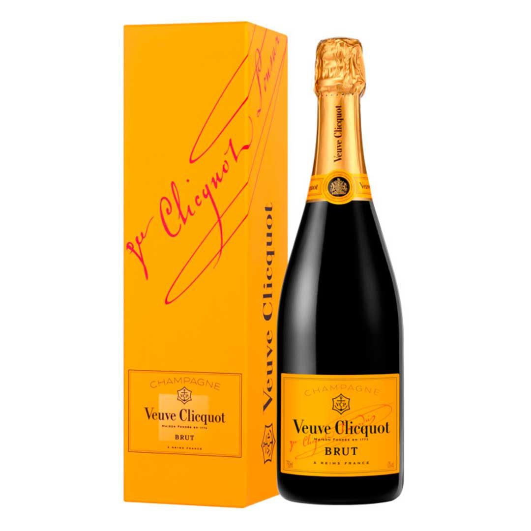 Шампанське Veuve Clicquot Ponsardin Brut сухе біле 12% 0.75 л gift box