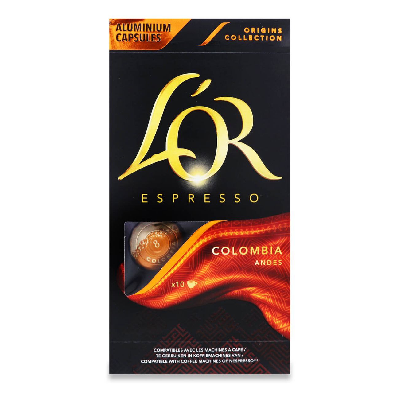 Кава мелена в капсулах L'OR Espresso Colombia 10x52г