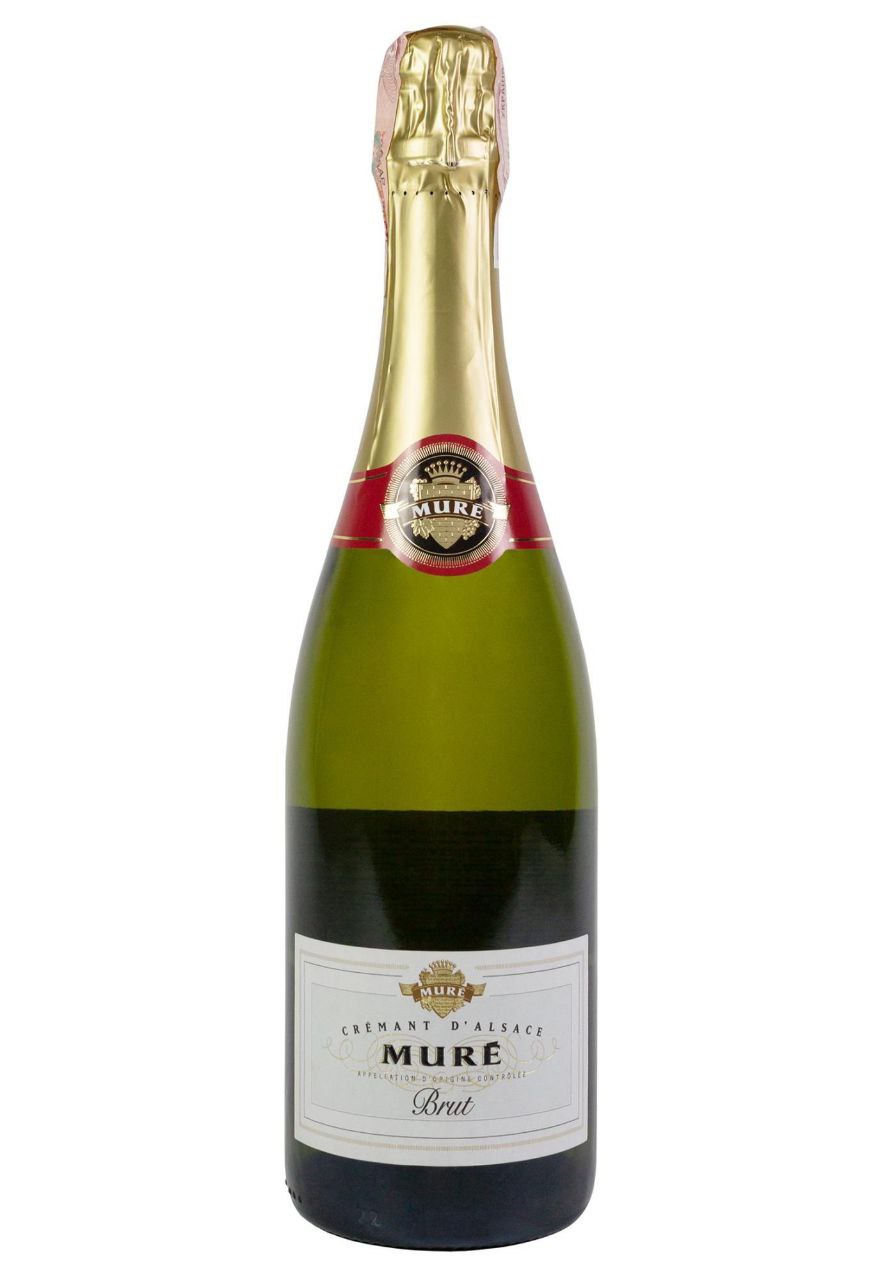 Вино ігристе Rene Mure Cremant d'Alsace Brut сухе біле 12.5% 0.75 л