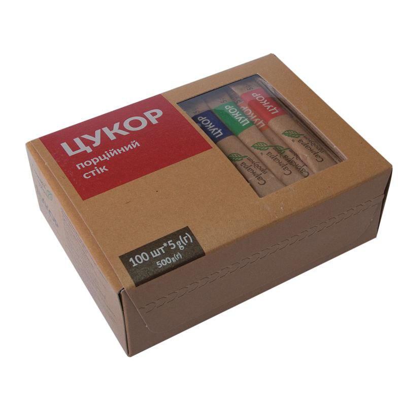 Цукор в стіках 100х5г
