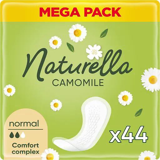 Гігієнічні прокладки NATURELLA щоденні ароматизовані Camomile Нормал Trio 44шт