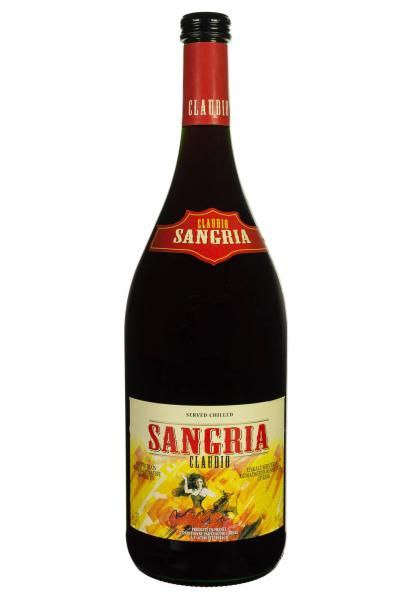 Винний напій Claudio Sangria н/солодкий червоний 7.5% 1.5 л