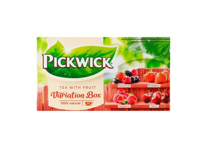 Чай чорний асорті Лісові ягоди-Вишня Pickwick BwA 20х1,5г