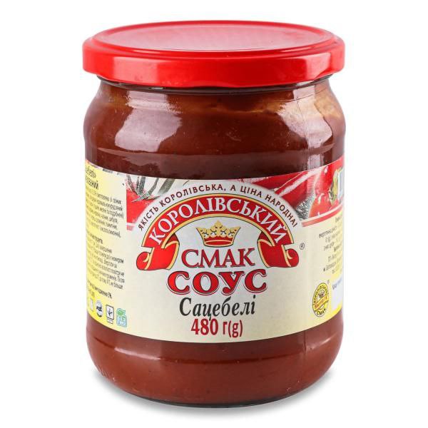 Соус томатний Сацебелі Королівський Смак скло 480г