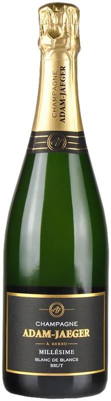 Шампанське Adam-Jaeger Millesime Blanc de Blancs 2013 Brut сухе біле 12% 0.75 л