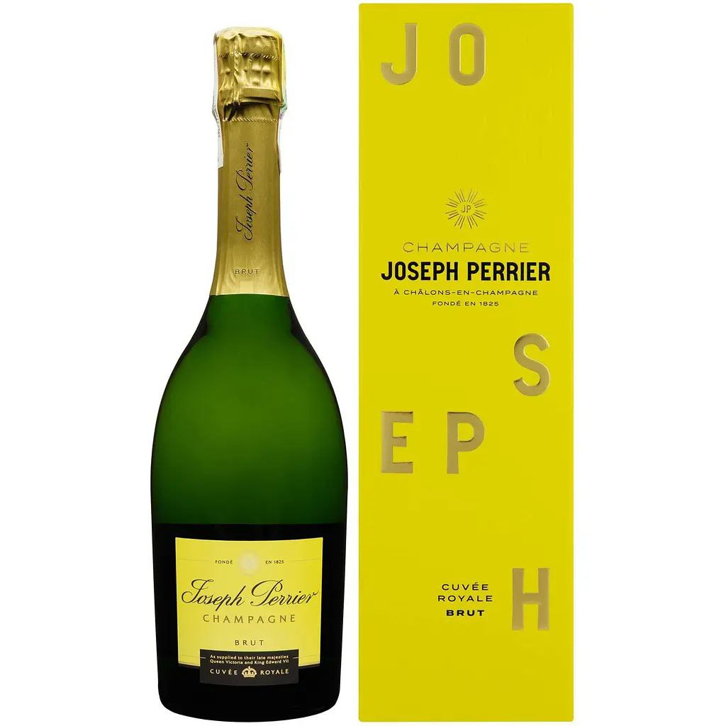 Шампанське Joseph Perrier Cuvee Royale Brut сухе біле 12% 0.75 л gift box
