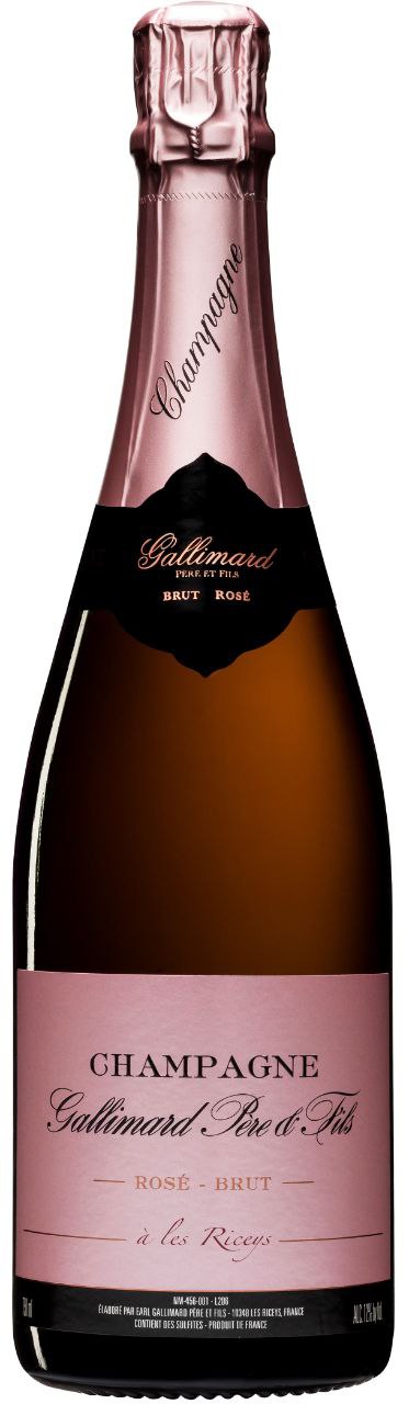 Шампанське Gallimard  AOC Rose Brut сухе рожеве 12.5% 0.75 л