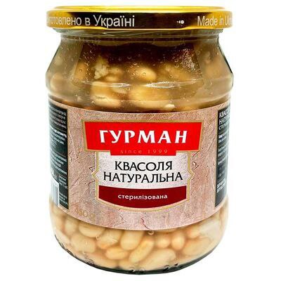 Квасоля натуральна Гурман 450г