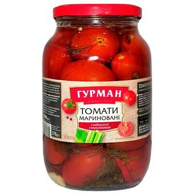 Томати мариновані Гурман 1000г