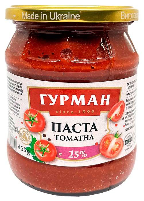 Томатна паста Гурман 25% 465г