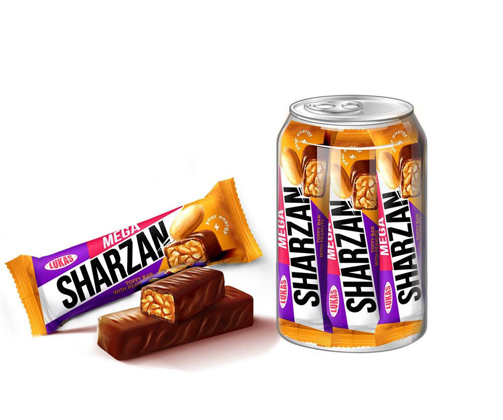 Цукерки Лукас Солодкий набір SHARZAN банка 200г