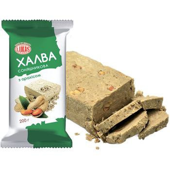 Халва соняшникова Лукас з арахісом 200г