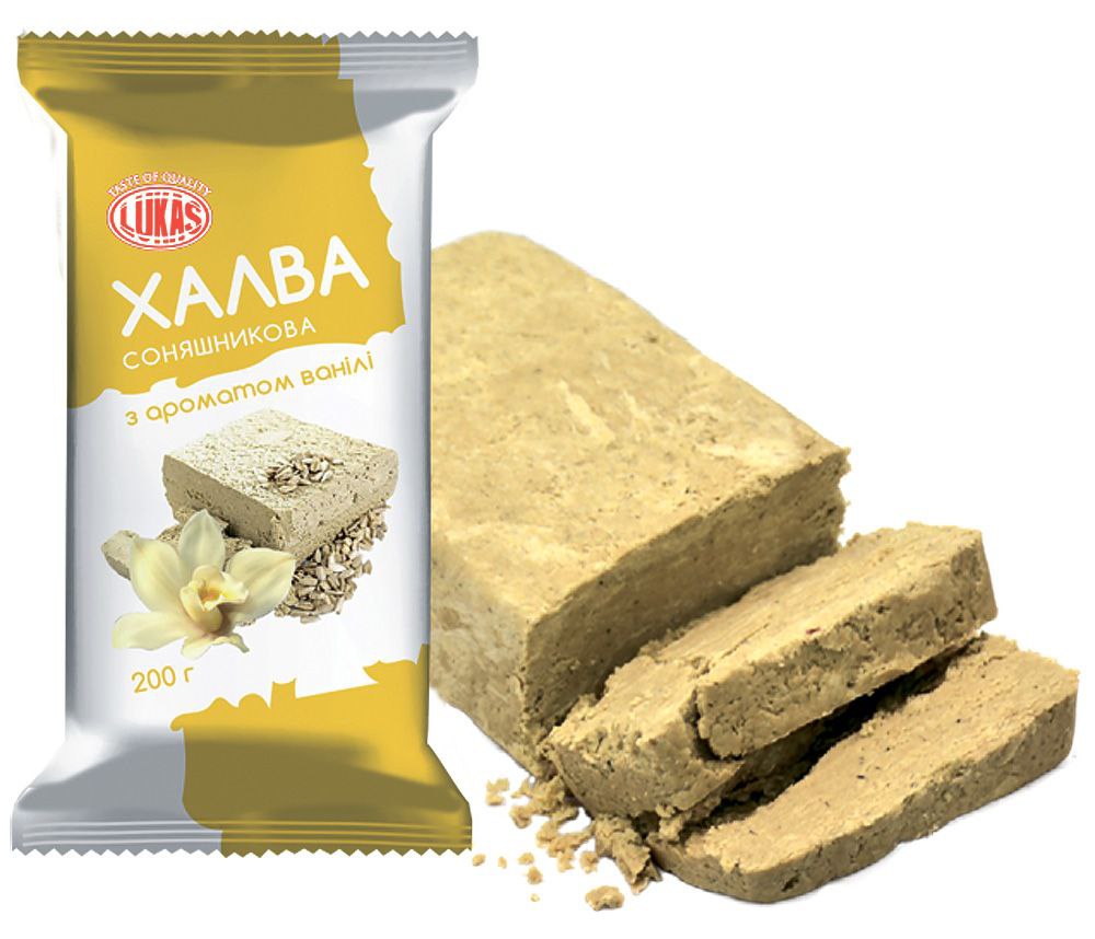 Халва соняшникова Лукас з ароматом ванілі 200г