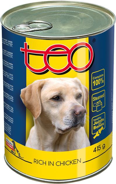 Корм для собак ТЕО в соусі птиця вологий 415г
