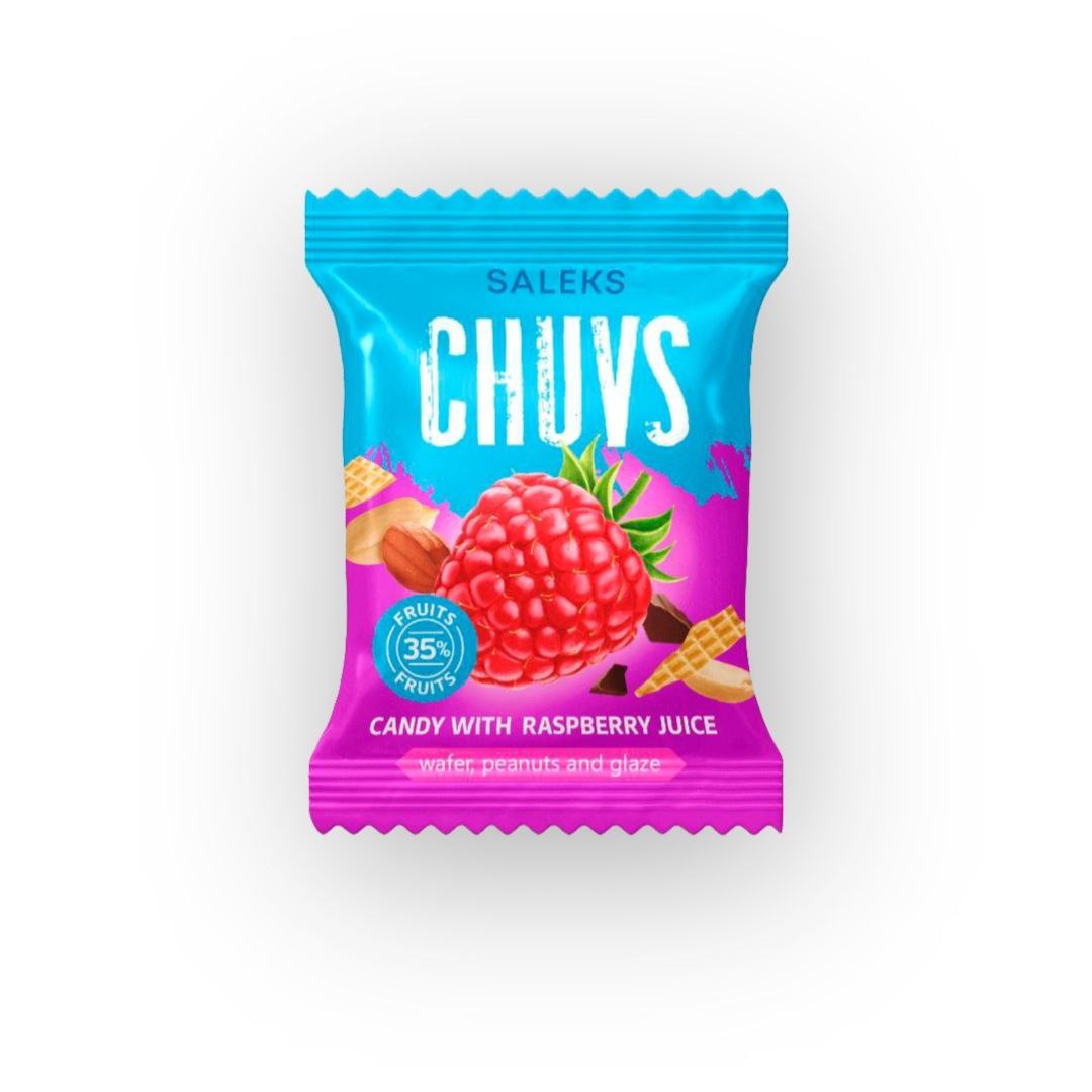 Цукерки Чавз з яблучним пюре малиновим соком та смаженим арахісом 1.4кг